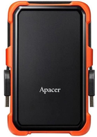 Жорсткий диск Apacer AC630 1TB 5400rpm 8MB AP1TBAC630T-1 2.5" USB 3.1 External Orange - зображення 1