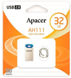 Pendrive Apacer AH111 32GB Blue (AP32GAH111U-1) - obraz 3