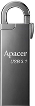 Флеш пам'ять USB Apacer AH15A 32GB USB 3.1 Ashy (AP32GAH15AA-1)