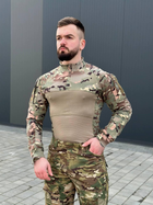 Тактична форма Multicam костюм літній Мультикам з наколінниками військовий одяг камуфляжний комплект для ЗСУ XXL - зображення 2