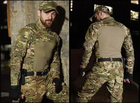 Тактическая военная форма летняя multicam мультикам боевой костюм тактическая одежда ЗСУ с наколенниками + кепка L - изображение 6