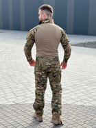 Тактична форма Multicam костюм літній Мультикам з наколінниками військовий одяг камуфляжний комплект для ЗСУ XXL - зображення 6