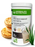 Протеиновый коктейль Формула 1 со вкусом Хрустящее печенье Гербалайф способствует укреплению мышечной массы, играет важную роль в восстановлении тканей, является источником энергии, надолго обеспечивает чувство сытости Herbalife (4467) 550 г
