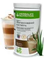 Протеиновый коктейль Формула 1 со вкусом Кофе Латте Гербалайф для укрепления мышечной массы Herbalife (4465) 550 г
