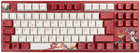 Клавіатура дротова Varmilo VEA88 Koi TKL Cherry MX Silent Red USB Red/White (100273749) - зображення 1