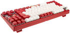 Klawiatura przewodowa Varmilo VEA88 Koi TKL Cherry MX Silent Red USB Red/White (100273749) - obraz 6