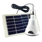 Многофункциональный Подвесной LED фонарь лампа Solar charging GR-6028 | 3 Вт, USB/Солнечная панель | Белый