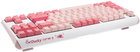 Klawiatura przewodowa Ducky One 3 TKL RGB LED Cherry MX Brown USB Gossamer Pink (100043073) - obraz 3