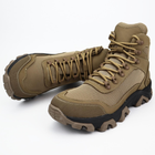 Кожаные летние ботинки OKSY TACTICAL Koyot 46 размер арт. 070112-setka - изображение 3