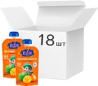 Упаковка детского пюре Elfik Magic из яблок и манго без сахара 100 г х 18 шт (4820266361334)