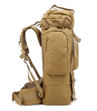 Тактический походный рюкзак Solve D3-GGL-502 65л Койот - изображение 5