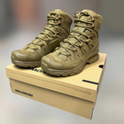 Берці тактичні Salomon QUEST 4D Forces 2, нар. 6.5, колір Койот, GoreTex, берці армійські тактичні