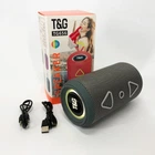 Bluetooth колонка портативна TG656 FM-радіо. Колір: сірий