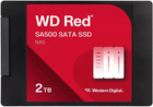 Dysk SSD Western Digital Red SA500 2TB 2.5" SATAIII 3D NAND TLC (WDS200T2R0A) - obraz 1