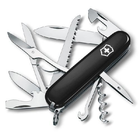 1.3713.3 Ніж Victorinox Swiss Army Huntsman чорний - зображення 1