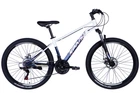 Велосипед SPACE 26" NEPTUNE (035) AM DD тріскачка рама-15" біло-синій 2024 підніжка