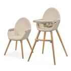 Стульчик для кормления 2 в 1 Kinderkraft Fini 2 Beige, 5902533924493
