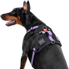 Шлея для собак безпечна WAUDOG Nylon з QR паспортом, металічна пряжка-фастекс, S, Ш 20 мм, А 35-60 см, В 55-65 см (4823089322353) - зображення 4