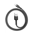 Кабель Baseus USB - Lightning 0.5 метра 2.4A Cafule black/gray (CALKLF-AG1)