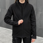Женская Форма "Pobedov" Куртка на микрофлисе + Брюки - Карго / Демисезонный Костюм черный размер XL - изображение 6