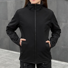 Жіноча Форма "Pobedov" Куртка на мікрофлісі + Штани - Карго / Демісезонний Костюм чорний розмір 3XL - зображення 4
