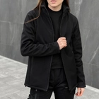 Жіноча Форма "Pobedov" Куртка на мікрофлісі + Штани - Карго / Демісезонний Костюм чорний розмір M - зображення 5