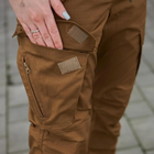 Женские брюки с манжетами Military рип-стоп койот размер 2XS - изображение 5