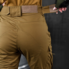 Женские брюки с завышенной талией рип-стоп койот размер L - изображение 6