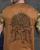 Тактична чоловіча футболка з принтом M койот+мультикам (87631) - зображення 4