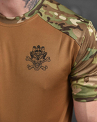 Тактична чоловіча футболка з принтом 3XL койот+мультикам (87631) - зображення 6