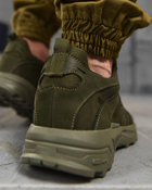 Тактичні літні кросівки з натуральної шкіри 43р олива (87618) - зображення 5