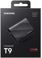 Dysk SSD Samsung Portable T9 2TB USB 3.2 Type-C Gen 2x2 Black (MU-PG2T0B/EU) External - obraz 7