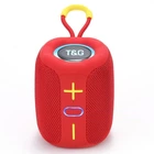 Портативная колонка TG 658 red с RGB подсветкой