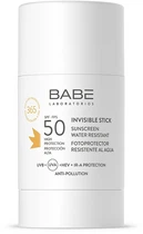 Сонцезахисний невидимий прозорий стик для обличчя та тіла SPF 50 - Babe Laboratorios Sun Protection 30g (1182353-1577209-2)