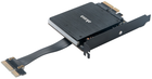 Adapter Akasa M.2 PCIe and M.2 SATA SSD RGB LED (AK-PCCM2P-04) - obraz 4