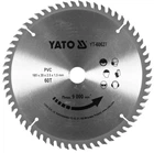 Пильный Диск по ПВХ Ø 185 х 20 х 2.5 мм, 60 зубьев YATO (YT-60627)