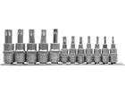 Набор головок с отверточными насадками Torx T8-T55 12 предметов YATO (YT-04331)
