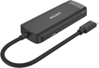 USB-хаб Unitek USB Type-A - RJ-45 4-портовий Black (4894160043894) - зображення 3
