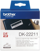 Етикетна стрічка Brother P-Touch DK-22211 29 мм x 15.24 м White (DK22211) - зображення 2