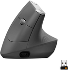 Logitech MX Vertical Advanced ergonomiczna mysz grafitowa (910-005448) (2404LZ52U389) - Outlet - obraz 1