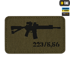 M-Tac нашивка AR-15 .223/5,56 Laser Cut Ranger Green/Black - изображение 1
