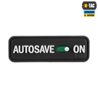 Нашивка PVC M-Tac Black Autosave