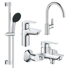 Набор смесителей GROHE QuickFix StartEdge UA202501SK (24196001+24198001+27942000+30529001)
