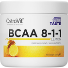 BCAA OstroVit BCAA 8-1-1 200 g Cytryna (5902232610192) - obraz 1