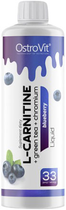 Carnitine OstroVit L-Carnitine + Zielona herbata + Chrom w płynie 500 ml Borówka (5903933903996)