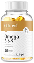 Жирні кислоти OstroVit Omega 3-6-9 90 капсул (5903246220339) - зображення 1