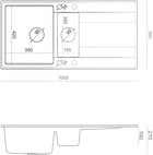 Кухонна мийка Quadron Evan 156 HQE510050U1_BS_P2O - зображення 3