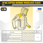 Куртка M-Tac Norman Windblock Fleece Black XL - изображение 7