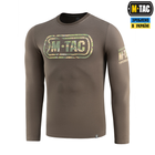 Футболка M-Tac Logo довгий рукав Dark Olive 2XL