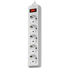 Мережевий фільтр подовжувач Power filtr 1,8м Defender ES 5 розеток White (994810)